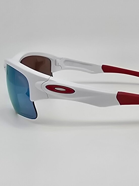 *SOLD* Oakley OO9200-03 Quarter Jacket White Polarized Prizm Deep Sunglasses - Picture 3 of 13
